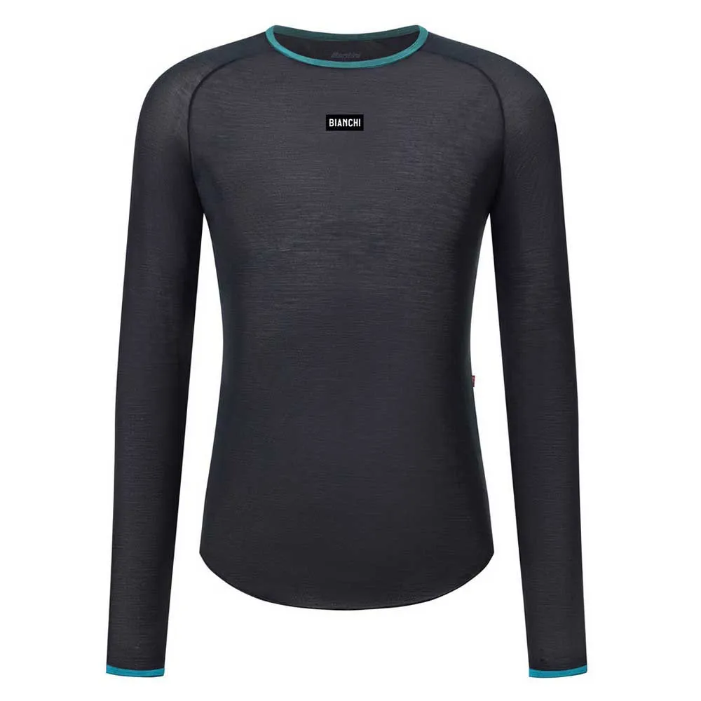 Santini Camiseta de manga comprida Bianchi Milano Core