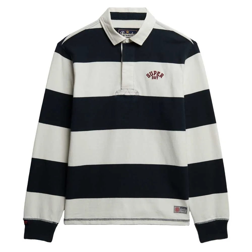 Superdry Camiseta de manga comprida Vintage Athletic Stripe Rugby