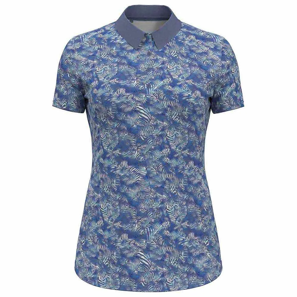 Under armour golf Polo de manga curta para mulher Playoff Printed