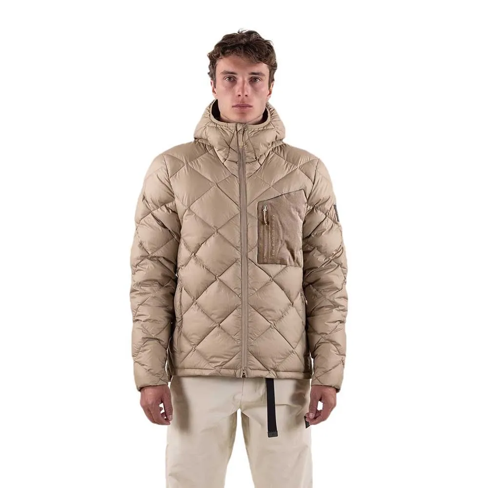 The mountain studio Casaco de penas Ultralight hood