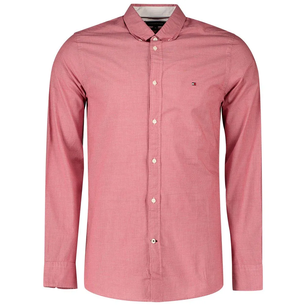 Tommy hilfiger Camisa de manga comprida Natural Soft Micro Check