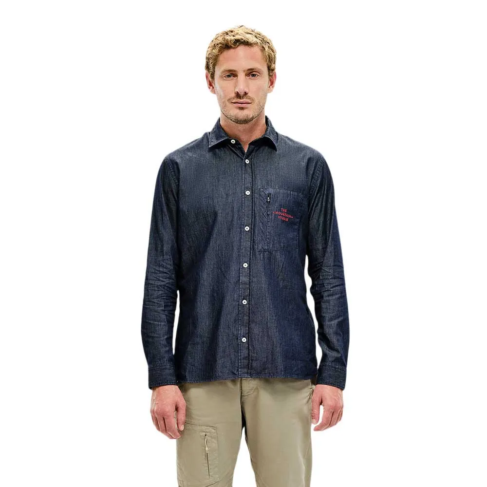 The mountain studio Camisa de manga comprida Field light denim